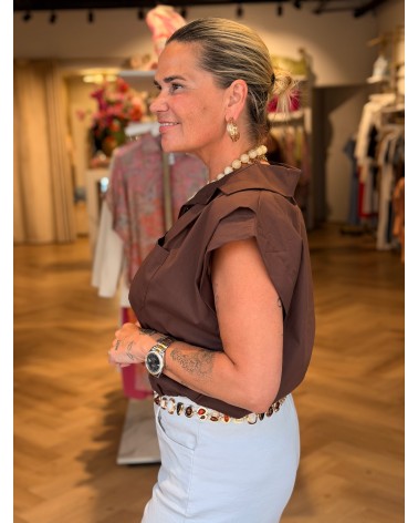 Blouse Moise Bruin