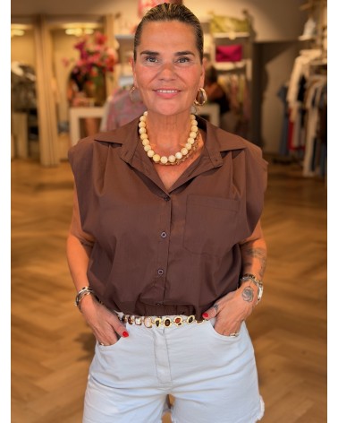 Blouse Moise Bruin