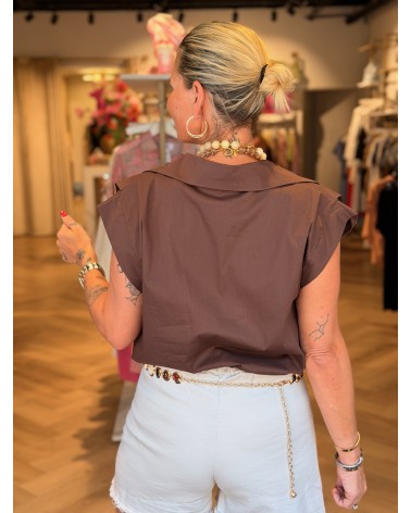Blouse Moise Bruin