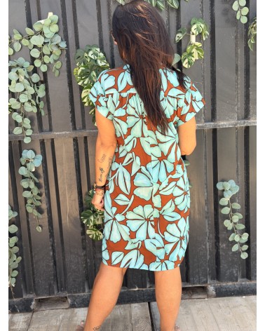 Jurk Hawai Turquoise