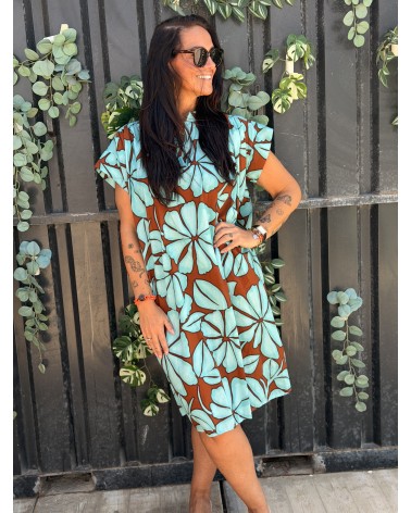 Jurk Hawai Turquoise