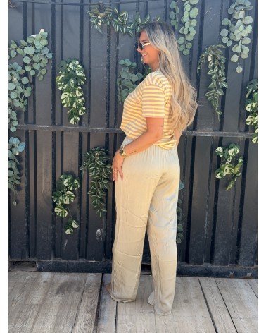Broek Silky Champagne