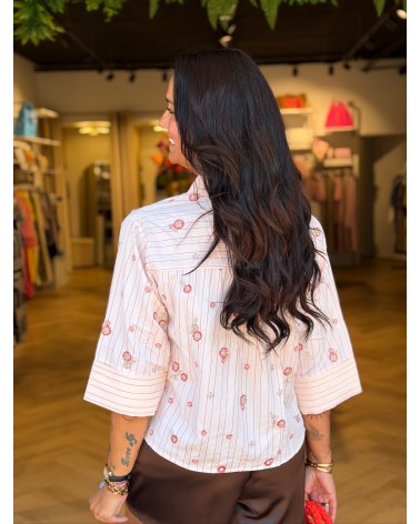 Blouse Azzurro Peach