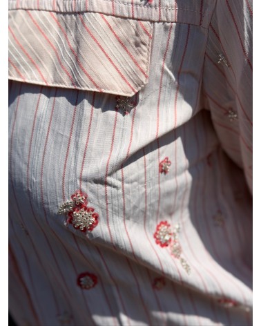 Blouse Azzurro Peach