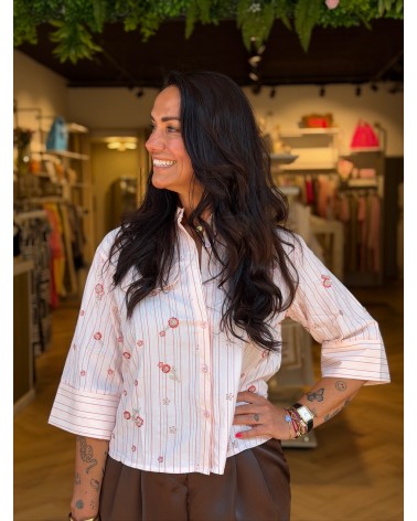 Blouse Azzurro Peach