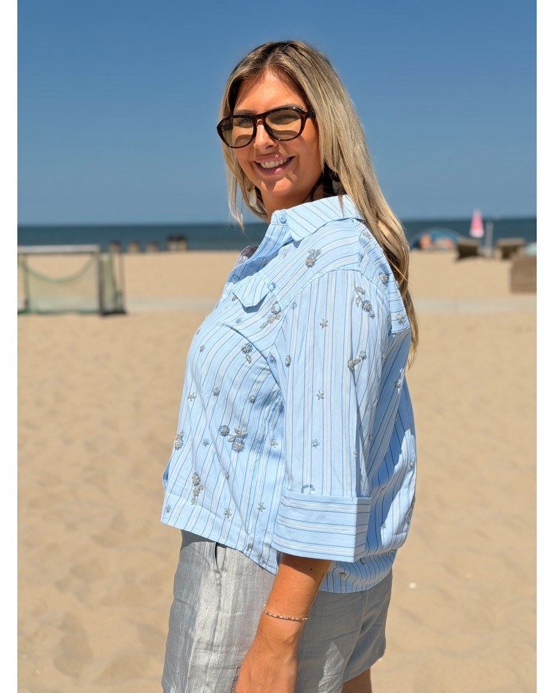 Blouse Azzurro Blauw