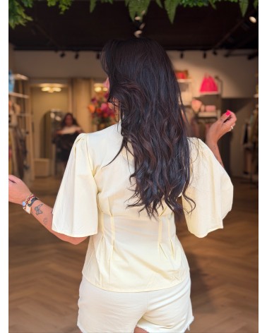 Blouse Destiny Geel Azzurro
