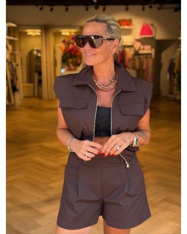 Gilet Lily Bruin