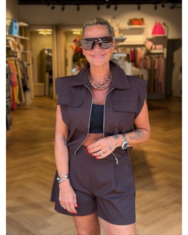 Gilet Lily Bruin