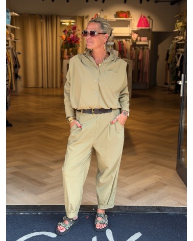 Broek Isadee Kaki Groen