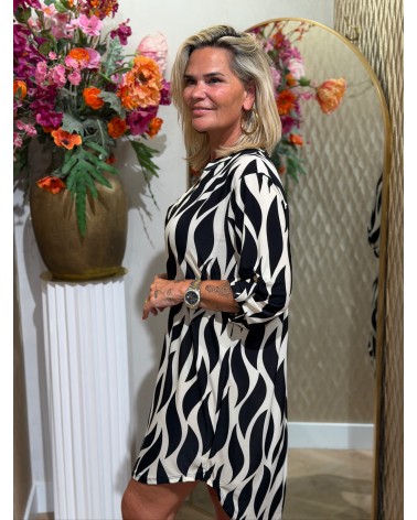 Jurk Travelstof Creme