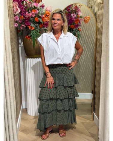 Rok Polka Dots Groen