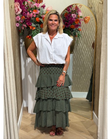 Rok Polka Dots Groen