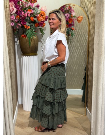 Rok Polka Dots Groen