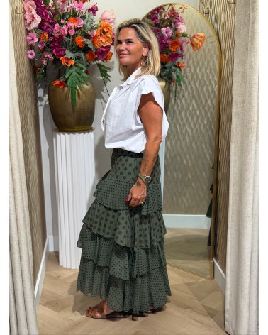 Rok Polka Dots Groen