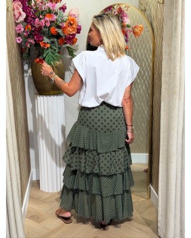 Rok Polka Dots Groen