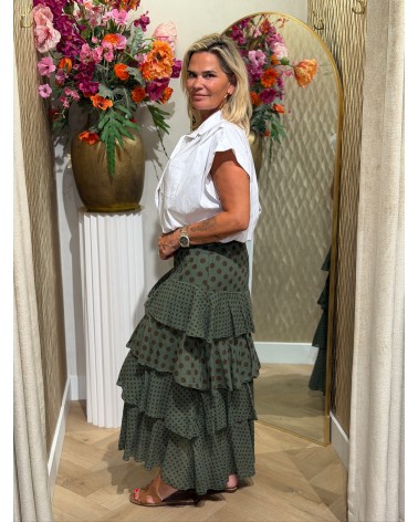 Rok Polka Dots Groen
