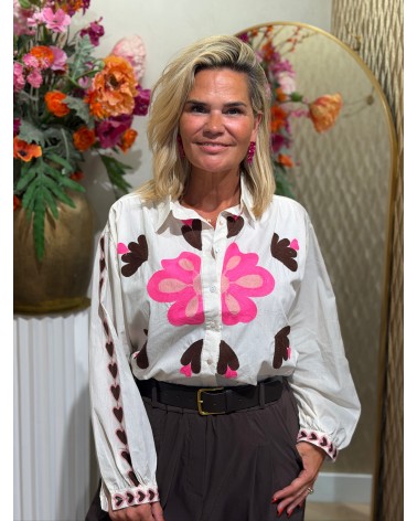 Blouse Heart Neon