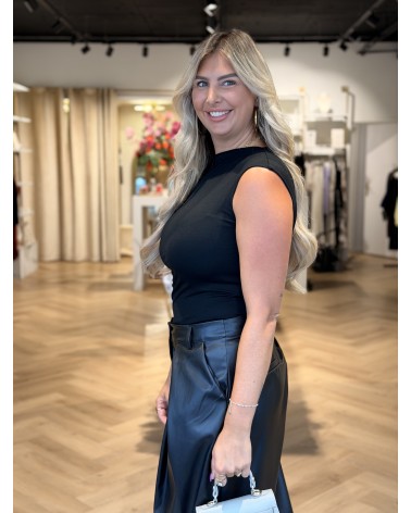Off-Shoulder Top Zwart