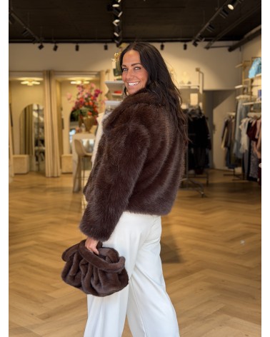 Jas Furry Donker Bruin