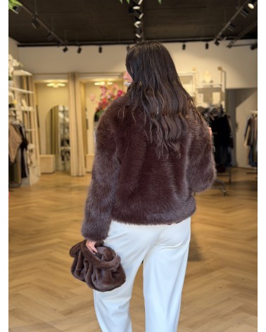 Jas Furry Donker Bruin