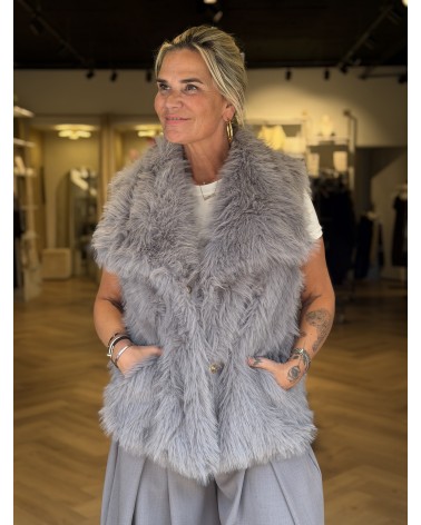 Gilet Furry Grijs