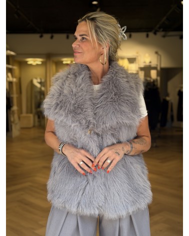 Gilet Furry Grijs