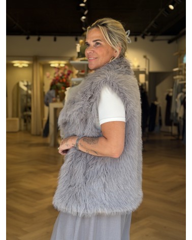 Gilet Furry Grijs