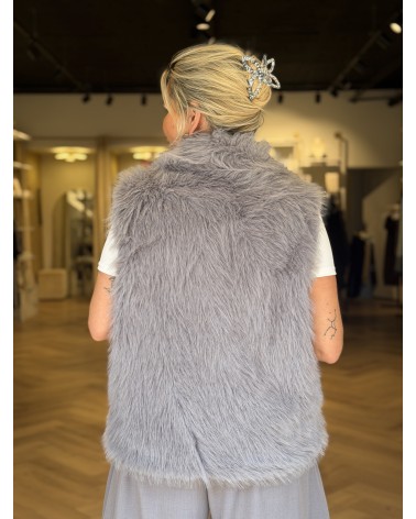 Gilet Furry Grijs