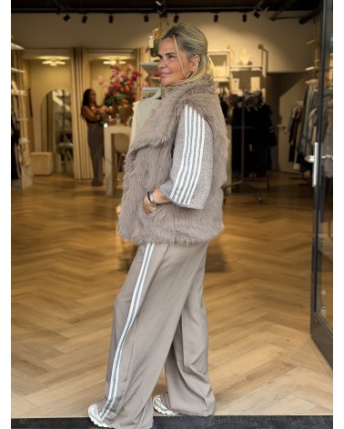 Gilet Furry Beige
