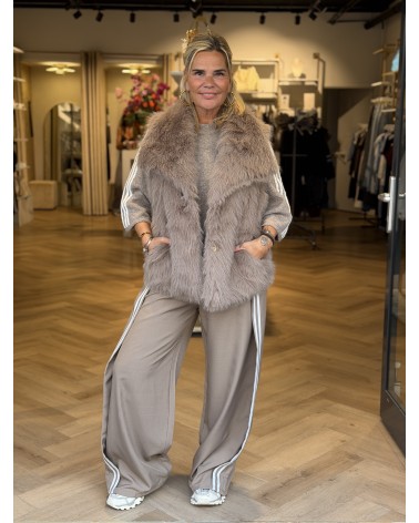 Gilet Furry Beige