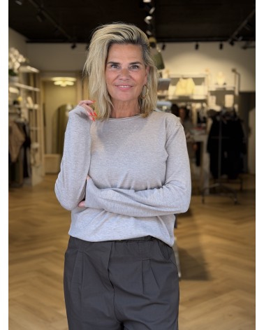 Top Ines Long Sleeve Taupe