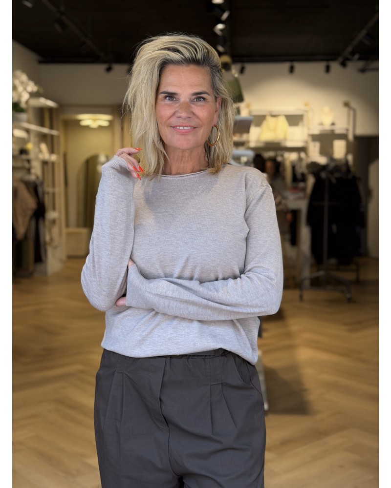 Top Ines Long Sleeve Taupe