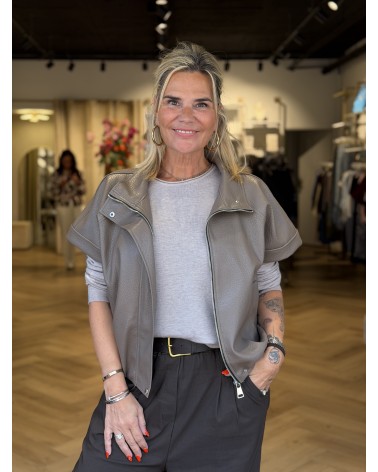 Top Ines Long Sleeve Taupe