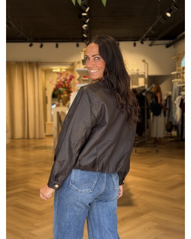 Jacket Lunova Leatherlook Bruin