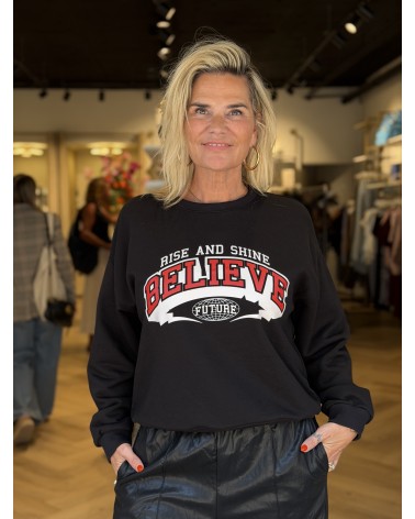 Sweater Believe Zwart