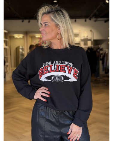 Sweater Believe Zwart