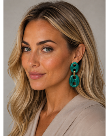Oorbellen Siena Groen