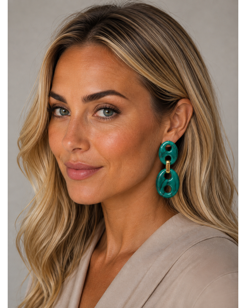 Oorbellen Siena Groen