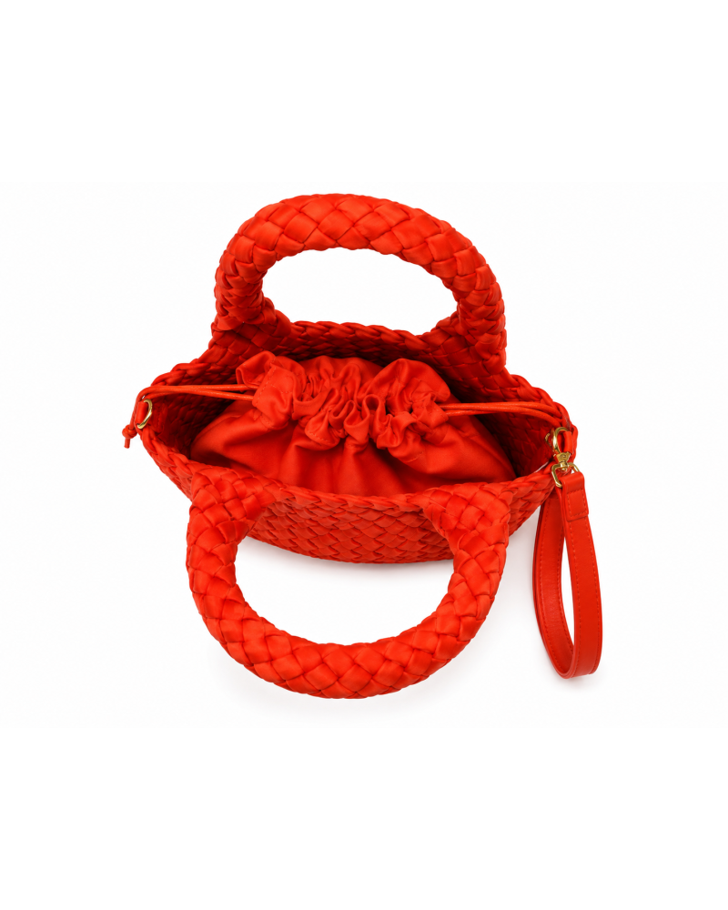 Tas Braided Rood Oranje
