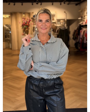 Jacket Ruit Patroon Zwart Wit