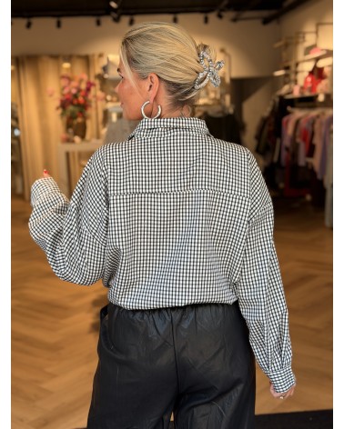 Jacket Ruit Patroon Zwart Wit