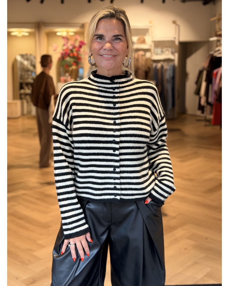 Vest Judy Zwart Creme