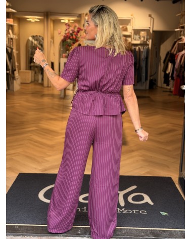 Set Bordeaux Stripe