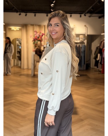 Sweater Heart Beige