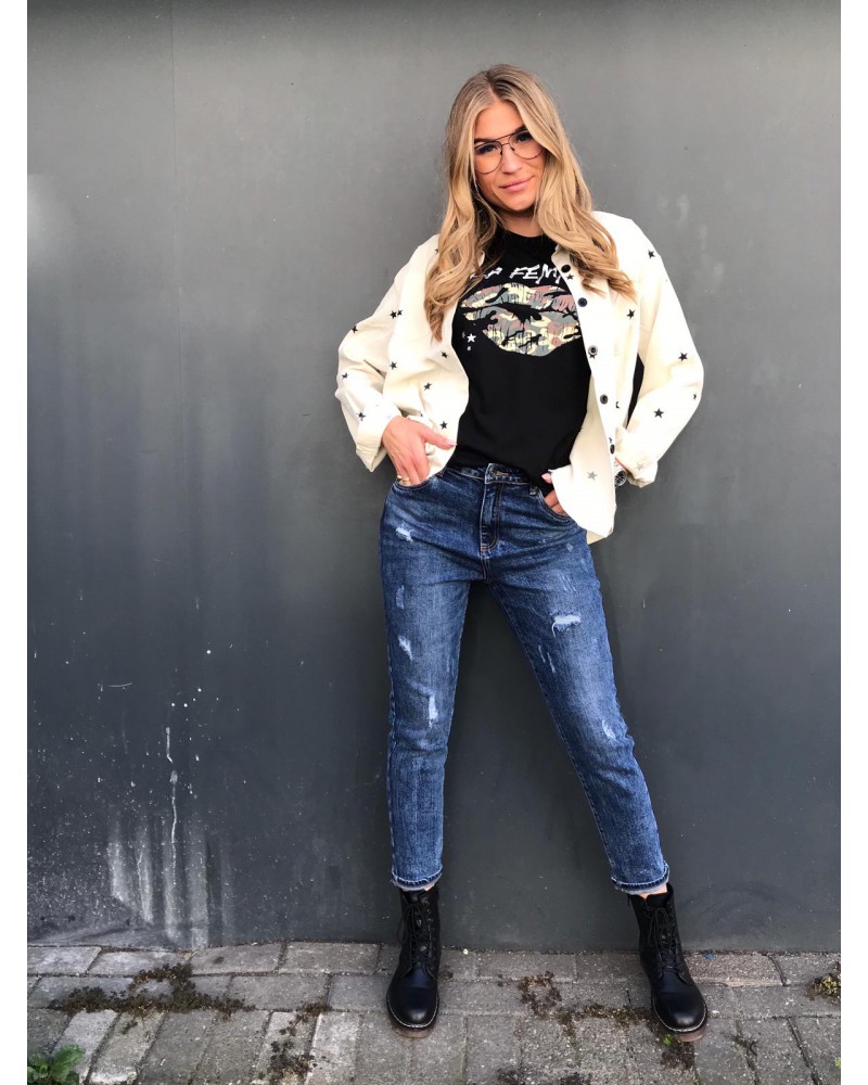 Leuke outfit met spijkerbroek online